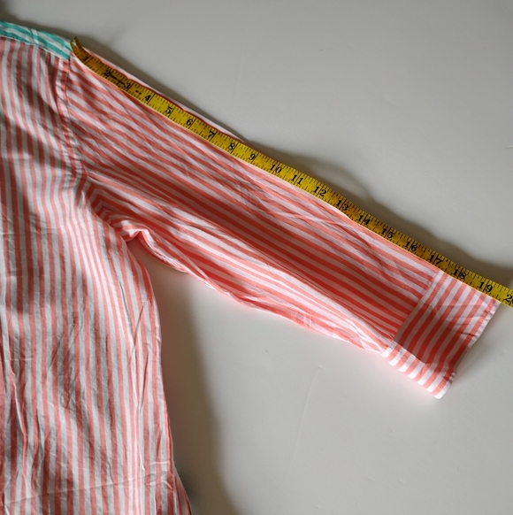 American Living Ralph Lauren Cotton Button Up Shirt Mixed Stripe Colorful Sz Lg - Picture 15 of 16